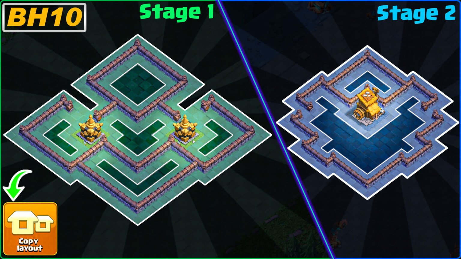 Builder Hall 10 - CoC Base Layouts