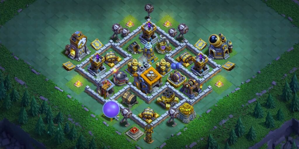 Builder hall 9 base