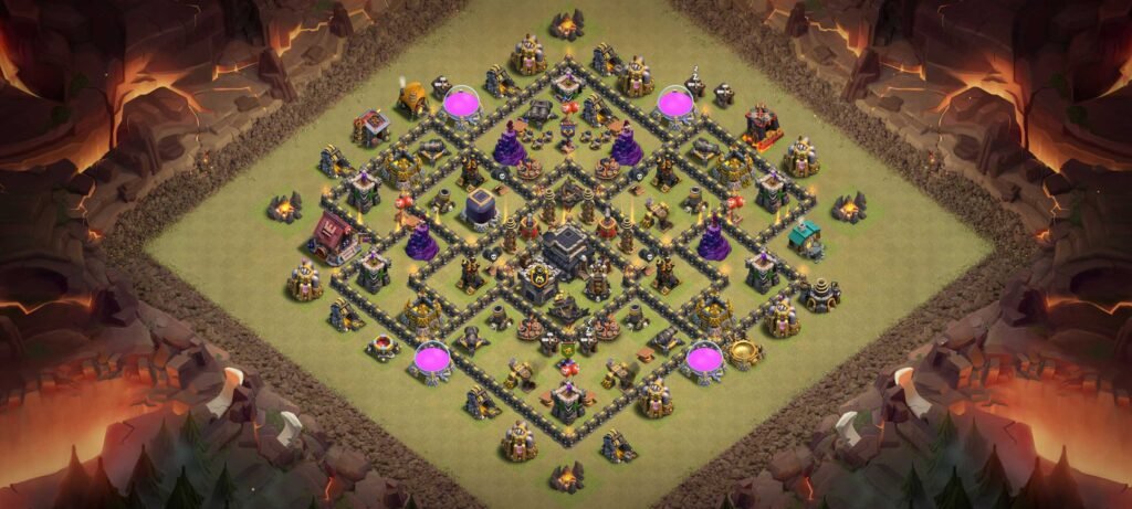 Town hall 9 war base