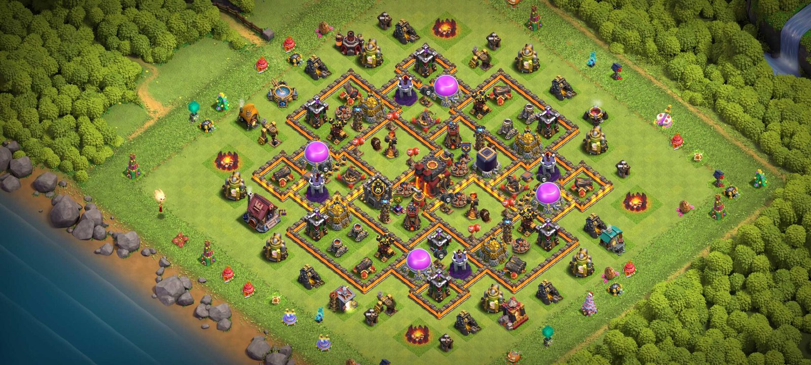 TH10 Hybrid base Layout