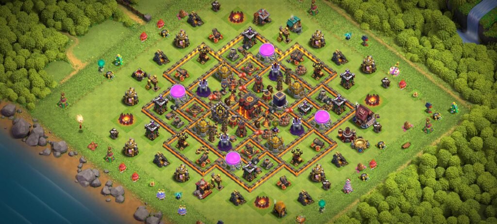 TH10 base layout