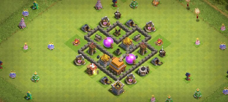 Town Hall 4 base