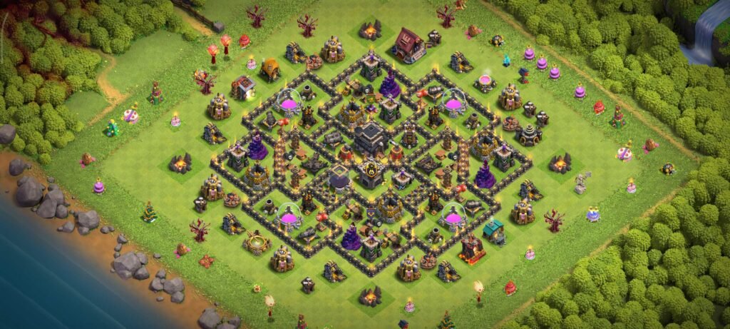 Town hall 9 base