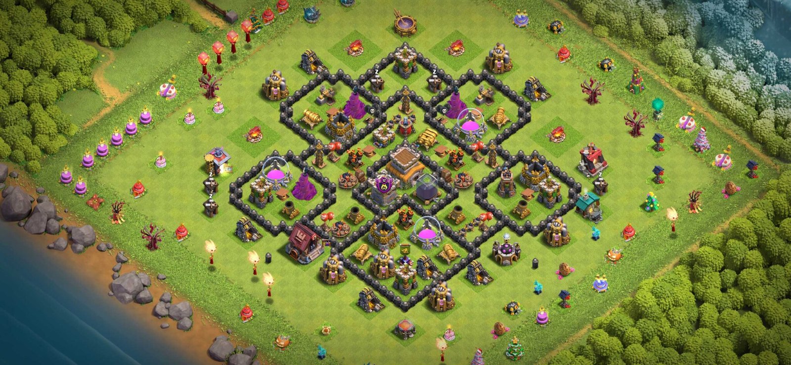 Town Hall 8 - CoC Base Layouts