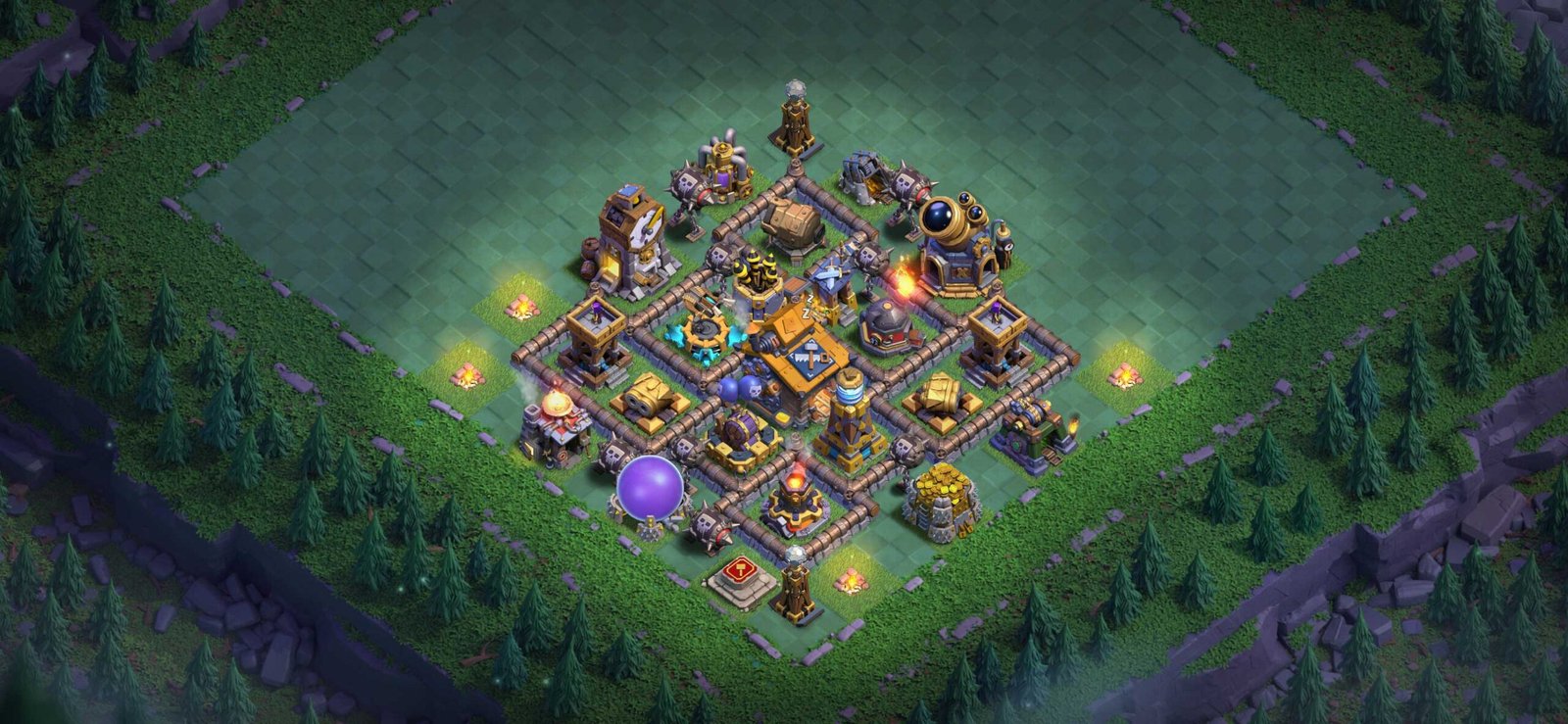 Builder hall 10 base
