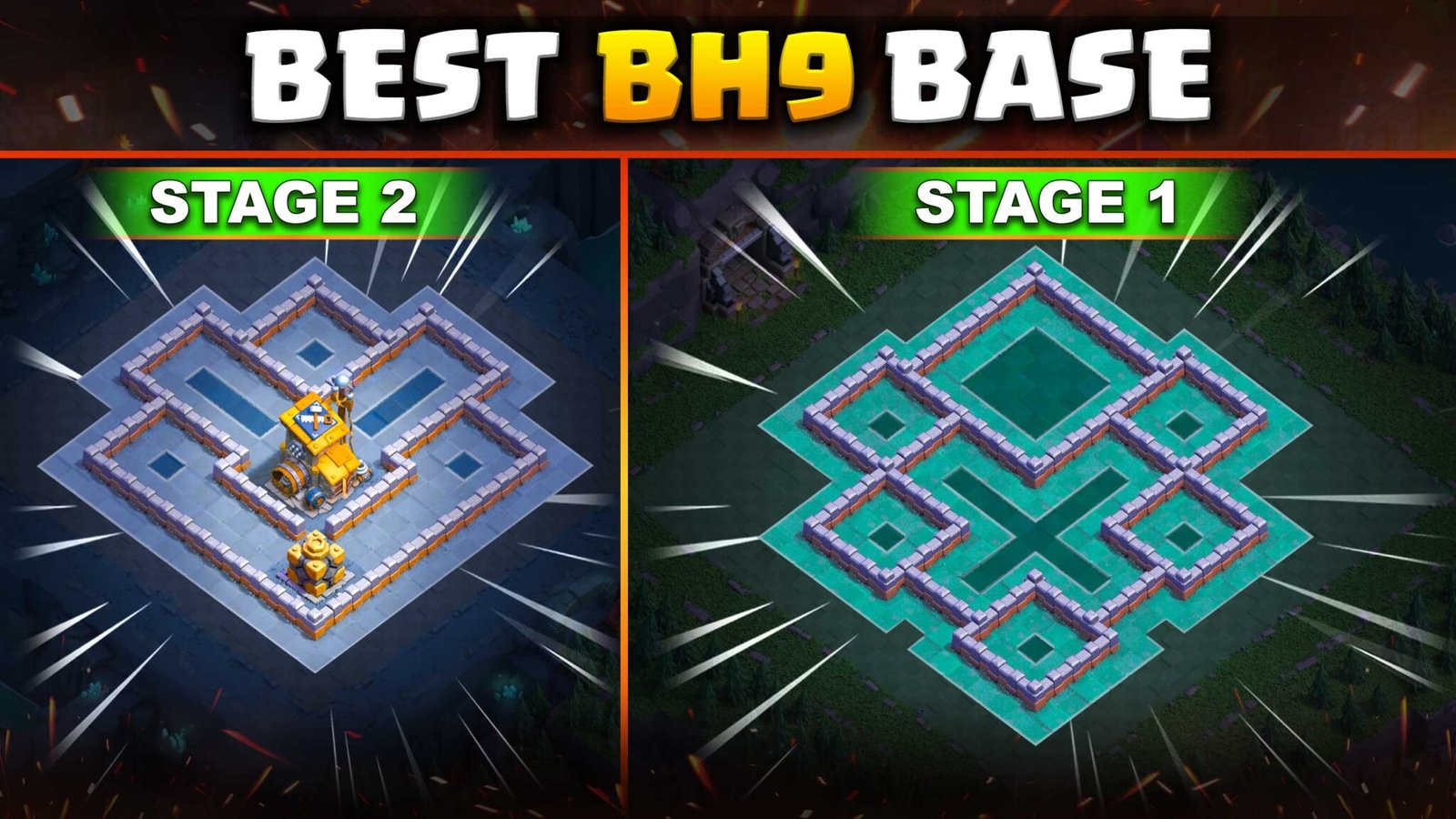 Builder Hall 9 Base: The Ultimate 2-Stage Strategy Guide for