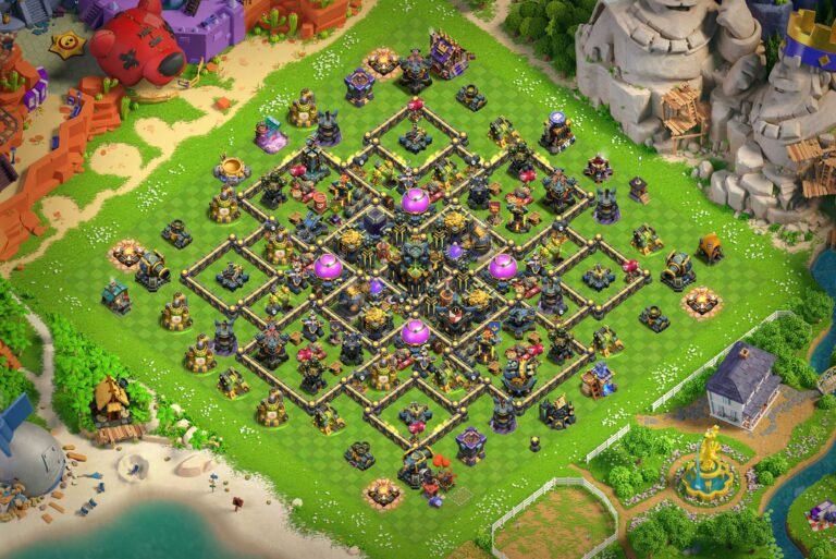 Town Hall 17 farming base